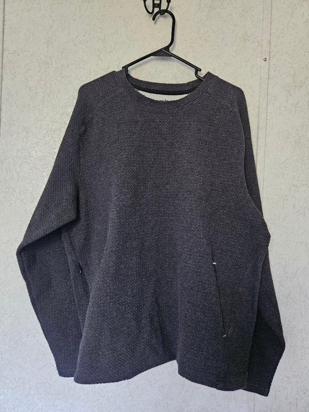 Old Navy Active Men’s XL Gray Textured 4-Way Stretch Pullover